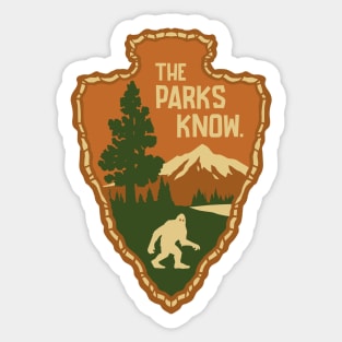 The Parks Know Sticker